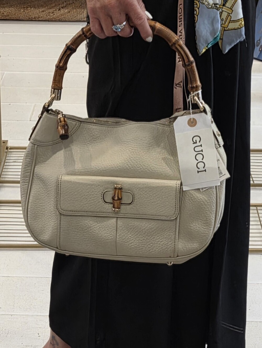 Gucci bamboo Leather Bag RARE